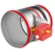 Brandklep rond 125 mm handbediend - E-FDC25 D125 R