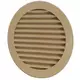 Schoepenrooster diameter 125 mm beige - VR125Y