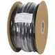 Câble flexible en caoutchouc noir 3 x 2,5 pour usage extérieur, rouleau de 50 mètres