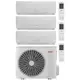 Tosot PULAR Triple split airco Inverter 090912P R32 2x2,5 + 1x3,2 kW set