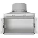 Diffuseur mural avec raccordement supérieur Vent-Axia Uniflexplus 1x Ø90 mm