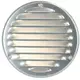 Grille de ventilation métal rond Ø 200 mm zinc - MR200ZN