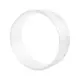 Coupleur mâle spiralé SAFE Ø 80 mm pour conduits rigides galvanisés - sur mesure RAL9010
