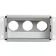 Vent-Axia Uniflexplus muurcollector achteraansluiting Geïsoleerd 3 x Ø69mm voor instortkanaal 200 x 100mm