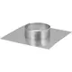 Afdekplaat diameter  500 mm met opstand I304 (D0,6)