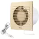 Badkamer ventilator Ø 125 mm Goud met trekkoord en stekker - EE125WPG