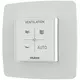 Duco vocht ruimtesensor met bediening RF/Wired wit