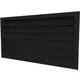 Grille murale extérieure 1200x600 en acier avec ailettes fixes - couleur mixte 9005
