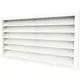 Buitenmuurrooster gegalvaniseerd staal 1000x300 - RAL 9010