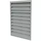 Buitenmuurrooster gegalvaniseerd staal 300x500