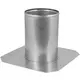 Dakdoorvoer voor buis diameter 450 mm plat dak INOX