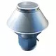 Deflectorkap rond 630 mm (RVS / INOX)