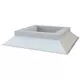 DOS-G geïsoleerde aluminium dakopstand 700 x 500