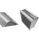 Aluminium druppelvanger met alu schoepprofiel B=200 x H=900