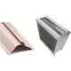 Aluminium-Tropffänger mit Kunststoff-Lamellenprofil B=200 x H=1100