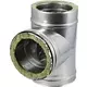 DW diameter 180 mm (180/230) T-stuk T90 I316L/I304 (D0,5/0,6)