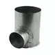 Clapet d'échappement galvanisé Ø125mm - Ø80mm