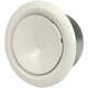 Soupape de ventilation 160 mm métal - S-DVS160 RAL9010