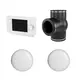 Ubbink kit RF 0,53  3 wegklep klokregeling 2 x CO² sensor