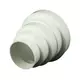 Kunststof ventilatie verloop universeel voor diameter 80 t/m 150 mm VA80