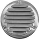 Grille de ventilation métal rond 100 mm aluminium - MR100AL