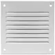 Grille métal 100 x 100 mm blanc - MR1010
