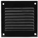 Grille métal 100 x 100 mm noir - MR1010M - RAL9005