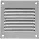 Grille métal 100 x 100 mm zinc - MR1010Zn
