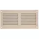 Grille métal 200 x 100 mm beige - MR2010Y