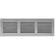 Grille métal 300 x 100 mm gris - MR3010P