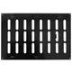 Grille métal réglable 300 x 200 mm noir - MR3020RM - RAL9005