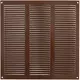Metalen rooster 300x300mm bruin – MR3030B