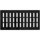 Grille métal réglable 400 x 200 mm noir - MR4020RM - RAL9005