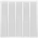 Grille métal 500 x 500 mm blanc - MR5050