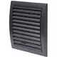 Muurrooster regelbaar 190x190 mm antraciet - N12RA