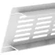 Plintrooster aluminium - wit L=300mm x H=60mm - RA630