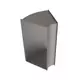 Bocht 45 graden verticaal B=100 mm x H=100 mm