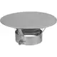Regenkap met gaas diameter 450 mm I316L (D0,6)