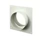 Ronde kunststof muurplaat diameter: 100mm AFS100