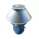 Deflectorkap rond 100 mm (RVS / INOX)