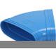 Wavin Ventiza bocht 45 graden PVC ovaal 235x80 mm horizontaal M/M