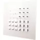 Multinozzle plafondrooster 596x596mm - MN48 RAL9010