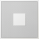 Geperforeerd plafondrooster voor toe- en afvoer 595x595 mm – 200 mm – RAL 9016
