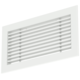 Staafrooster aluminium – met klemveren – 300x150 mm – RAL 9016