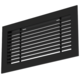 Staafrooster aluminium – met klemveren – 600x150 mm – RAL 9005
