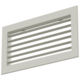 Wandrooster aluminium enkel instelbaar – met klemveren – 800x200 mm – RAL 9010