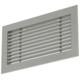 Grille à barreaux en aluminium - avec ressorts de friction - 600x100 mm - Aluminium anodisé
