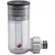 Siphon encastré sans eau pour l'évacuation de la condensation.