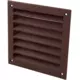 Grille murale extérieure en aluminium 150x150 mm - RAL 8016