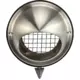 RVS bolrooster 100mm geveldoorvoer - EL-SS-B100 SS